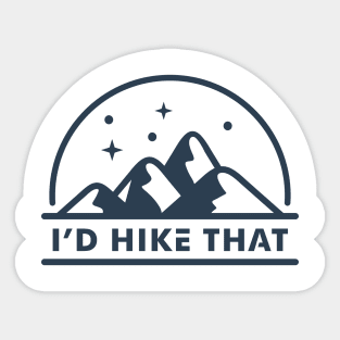 Id Hike That Sticker